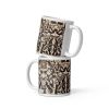 Coffee Mug - Fragments of Memory - Abstract Ink Splash | Work by Eman's Gallery