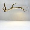 Elk Antler Linear Suspension - Natural | Pendants by Farmhaus + Co.. Item composed of synthetic