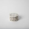 White Terrazzo Coaster Set | Tableware by Pretti.Cool. Item made of concrete & glass