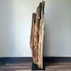 Large Driftwood Art Sculpture "Cracked Canyon" | Sculptures by Sculptured By Nature  By John Walker. Item made of wood works with minimalism style