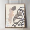 Colorful Abstract Modern wall art in Muted colors, Fifties | Prints by Capricorn Press. Item made of paper compatible with boho and minimalism style