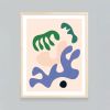 Midcentury Modern wall art, Colorful Abstract wall art | Prints by Capricorn Press. Item made of paper works with boho & minimalism style