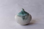 Reef Turquoise semi-porcelain bud vase, minimal nordic | Vases & Vessels by Laima Ceramics. Item made of ceramic compatible with minimalism and contemporary style