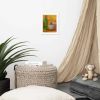 Framed Still Life Print - Still Longing in Yellow Ochre | Work by Eman's Gallery
