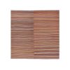 1960s Vintage Oversize Striped Turkish Kilim Rug 9'4'' X 9'1 | Area Rug in Rugs by Vintage Pillows Store