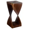 Haussmann® Original Wood Twist Stool 12 X 12 X 26 | Chairs by Haussmann®