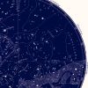 Northern and Southern Constellation Map, Vertical or Horizon | Prints by Capricorn Press. Item made of paper works with boho & country & farmhouse style