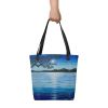 Tote Bag - Nocturned - Tonalism Moonlit Night Scene | Work by Eman's Gallery