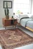4.11 x 6.2 | GORGEOUS Worn Antique Afshar rug ; Unique | Area Rug in Rugs by The Loom House. Item made of fabric & fiber
