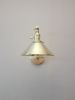Swing Arm Adjustable Wall Light - Brushed Brass Gold | Sconces by Retro Steam Works. Item made of metal compatible with industrial style