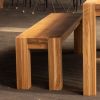 Parsons Bench | Modern Wood Bench | Benches & Ottomans by Alabama Sawyer. Item made of wood