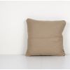 Handmade Turkish Cicim Pillow Cover, Brown Square Kilim Pill | Cushion in Pillows by Vintage Pillows Store