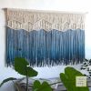 Extra Large Fiber Artwork - BEAUTY IN THE WATER | Macrame Wall Hanging in Wall Hangings by Rianne Aarts / Teddy and Wool Studio