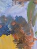 Creation | Oil And Acrylic Painting in Paintings by Parineeta Patel- Nature Inspired Cosmic Abstracts. Item made of canvas works with mid century modern & contemporary style