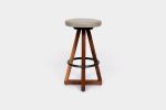 X3 Bar Stool | Chairs by ARTLESS. Item composed of walnut & leather