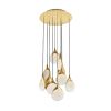 STILLABUNT CHANDELIER | Chandeliers by Oggetti Designs. Item made of metal with ceramic