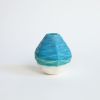 Mini Hex in Mediterranean Sea | Vase in Vases & Vessels by by Alejandra Design. Item made of ceramic