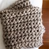 Giant Crocheted Snowflake Kit | Blanket in Linens & Bedding by Flax & Twine. Item composed of fabric