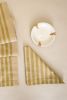 Oh! Stripes (Lime) Block Print Napkins, Set of 4 | Linens & Bedding by Ninéh