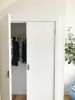 Medium Leather Pull [Flat End] | Hardware by Keyaiira | leather + fiber | Artist Studio in Santa Rosa. Item composed of leather