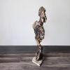 Driftwood Root Art Sculpture "Crackling" Mounted | Sculptures by Sculptured By Nature  By John Walker. Item made of wood works with minimalism style