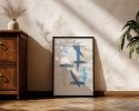 Slate 1 | Original Framed Abstract Paper Painting | Oil And Acrylic Painting in Paintings by Abby May