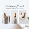 Bathroom Bundle Kit [Round End] | Rack in Storage by Keyaiira | leather + fiber | Artist Studio in Santa Rosa. Item composed of wood and brass
