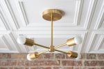 Modern Ceiling Light - Model No. 8136 | Chandeliers by Peared Creation. Item composed of brass