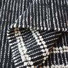 Hand Woven Black & Ivory Moroccan Geometric Area Rug | Rugs by Swiflo