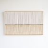 RE-FRAMED Collection: 'LINE IN THE SAND II' | Tapestry in Wall Hangings by Rianne Aarts / Teddy and Wool Studio