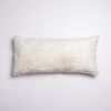 Natural Mulberry Silk Lumbar Throw Pillow - 12"x24" | Pillows by Tanana Madagascar. Item composed of fabric