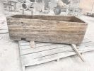 Hand Carved Silver Grey Travertine Bathtub: Natural Stone Tub | Water Fixtures by AEGEAN MARBLE ARTISAN ATELIER