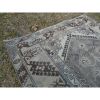 Vintage Handwoven Low Pile Faded Pale Medium Turkish Ushak | Area Rug in Rugs by Vintage Pillows Store. Item composed of wool and fiber