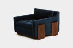 Up One Seater | Armchair in Chairs by ARTLESS | Los Angeles in Los Angeles. Item composed of walnut and fabric