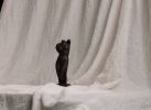 Female Torso Sculpture - Black | Sculptures by dellsculpture