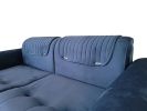 Un Perce-Neige , 87''  Round Arm Sofa, Royal Blue Velvet Uph | Couch in Couches & Sofas by Art De Vie Furniture