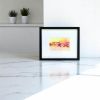 Original Abstract Watercolor Painting: Matted & Framed Wall Art (5x7) | Paintings by Susi Schuele Art