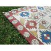1970s Vintage Turkish Oushak Rug - 6'3'' X 6'9'' | Area Rug in Rugs by Vintage Pillows Store. Item made of cotton & fiber