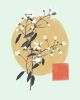 Minimalist Japanese Floral - Modern Botanicals | Prints by Birdsong Prints. Item made of paper