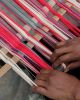 Celestial Handwoven Stripe Fabric | Linens & Bedding by Routes Interiors. Item composed of cotton in boho or eclectic & maximalism style