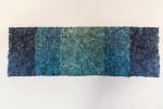Wild Silk Color Field Wall Hanging - Indigo | Tapestry in Wall Hangings by Tanana Madagascar. Item made of fiber
