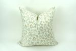 leopard print pillow // taupe leopard pillow case // taupe | Pillows by velvet + linen