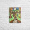 Canvas Print - Fragmented Soul - Cubist Figure Portrait | Work by Eman's Gallery