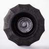 Wedges Vase Black | Work by District Loom