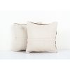 Anatolian Striped Geometric Kilim Rug Pillow Cover, Set of T | Cushion in Pillows by Vintage Pillows Store