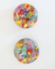 Glass Blown Rainbow Mini Nest Bowl | Decorative Bowl in Decorative Objects by Maria Ida Designs. Item made of glass