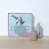 Hall Farm Lane | Oil And Acrylic Painting in Paintings by Lottie Aldarwish. Item made of maple wood