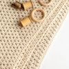 Soft Bobble Crochet Baby Blanket DIY KIT | Linens & Bedding by Flax & Twine. Item composed of fabric