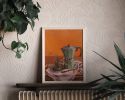 Moka Pot and Spider Plant | Prints by The Ugly Cat Studio