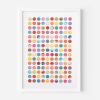 One Hundred and Fifty Splash Dots Painting, Gold | Collage in Paintings by Amelia Coward